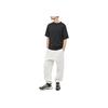 Y-3 Solid Color Drawstring Cuffed Casual Pants Men Bottoms White IL1785