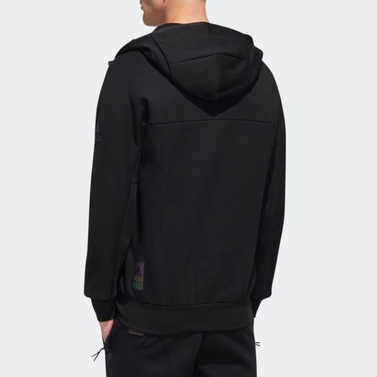 adidas Jackets Men's Black Hooded Moderate Other FM9386