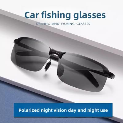 2024 New Polarized Color-changing Sunglasses 3043 Driving Fishing Cycling Sunglasses Men's Driving Glasses Day and Night