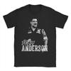 Novelty Gary Anderson TShirt for Unisex Women Crewneck Cotton T Shirt Short Sleeve Tees Printed Clothing