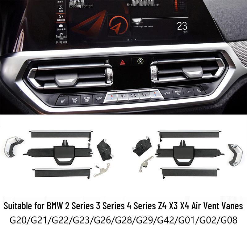 Klapky výdechů vzduchu první řady pro BMW řady 2, 3, 4, Z4, X3, X4 G Chassis