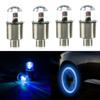 4x Car Wheel Tire Tyre Air Valve Stem Blue LED Light Lamp Caps Cover Accessories