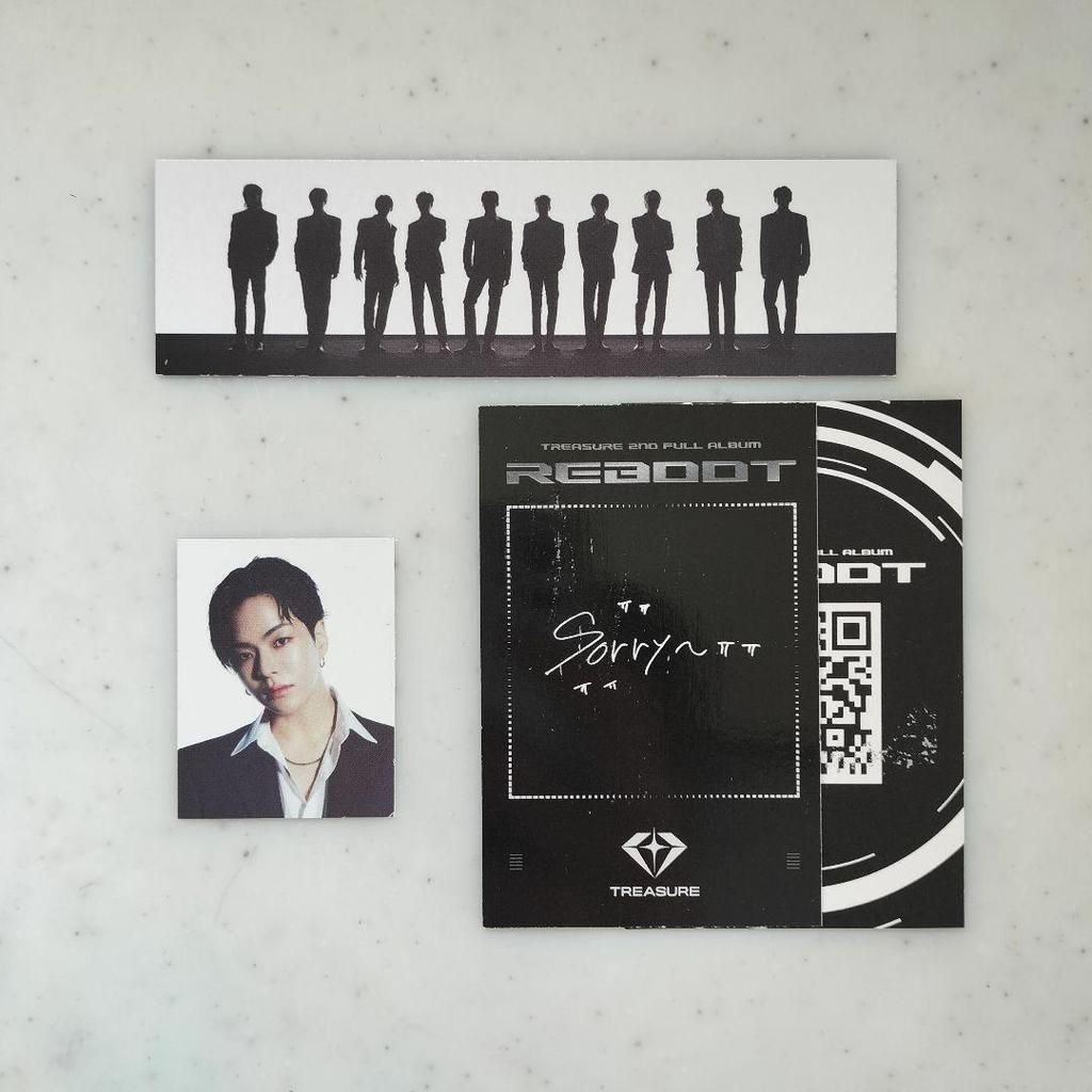 [USED] TREASURE “REBOOT” PHOTOBOOK Black Ver.