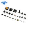 125PCS 25Values Tact Push Button Switch DIP SMD Micro Switch Micro Push Buttons Touch Component Kit, for TV Toys Home Use Button
