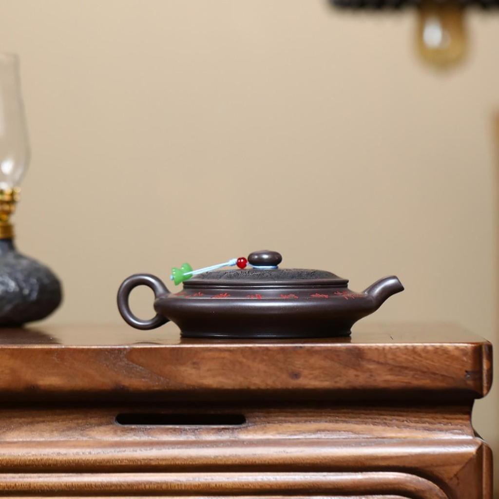 Yixing Zisha Chi Long Teapot - Semi-Handmade Kung Fu Tea Brewing Set