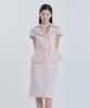 Mausolleum Mac Tweed Midi Skirt (Boucle Edition) - Tweed Pink