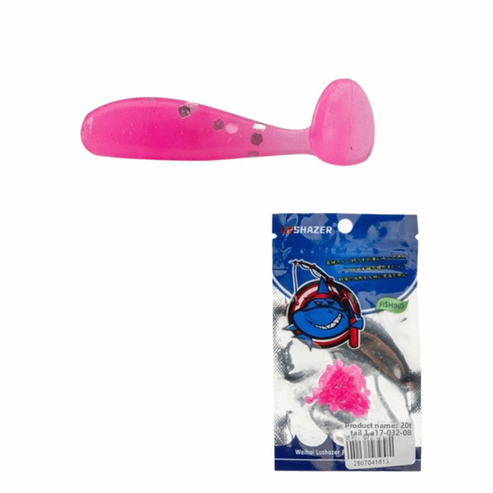 

60 шт. 1,0 см Рыболовные джиг-приманки Силиконовые искусственные приманки Плавучие приманки-минноу Зимняя рыбалка Color C