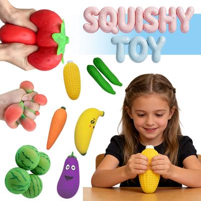 Frucht Squishy Spielzeug Erdbeere Wassermelone Banane Stressabbau Quetschspielzeug Weich Langsam Aufgehend Druckreduzierung Für Erwachsenen Geburtstagsgeschenk