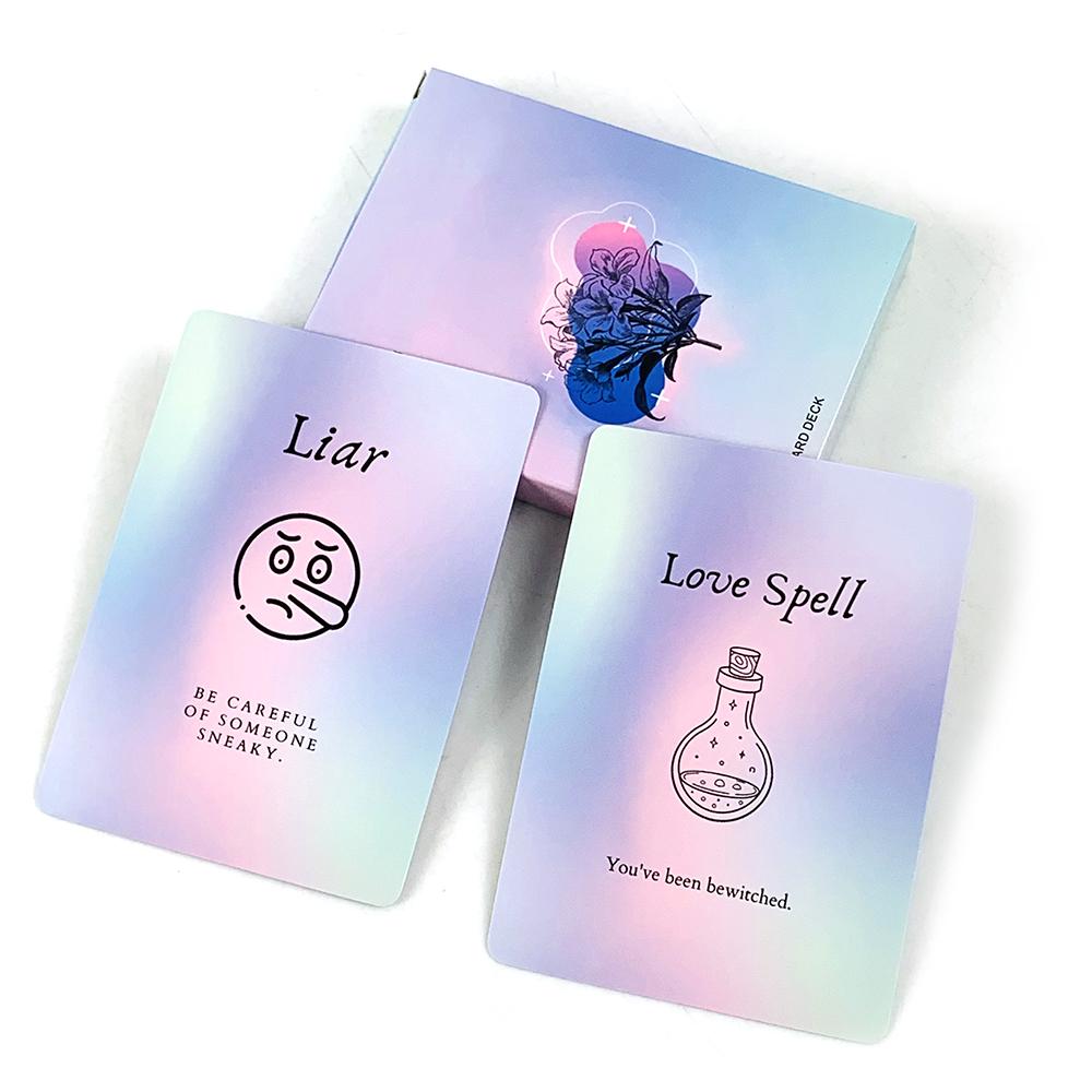 New Oracle Cards 41 Exquisite Oracle Cards English Version Deck Divination Party Board Game Leisure Entertainment Card Game