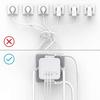Multiple USB Socket, Wall Socket, Cube, 4 Sockets, with 3 USB Power Supply, 7-in-1 Power Strip USB Power Supply with Switch, Wall Socket