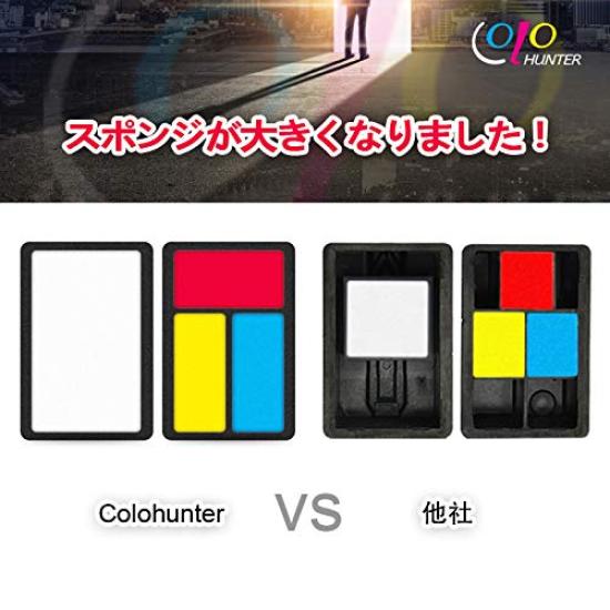 Colohunter Set of 2 for Canon Recycled Ink Cartridges with Remaining Ink Level Compatible with PIXMA Printers BC-360XL + BC-361XL (Black + Color)