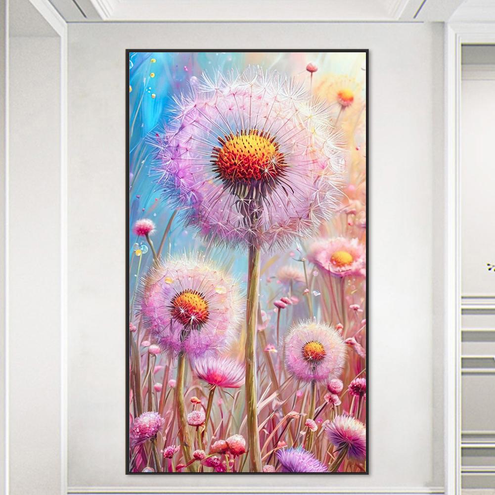 5D DIY Full Round Drill Diamond Painting Flowers Grass Kit Home Decor Art Craft