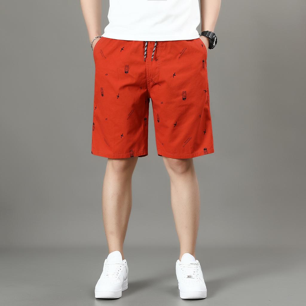 Men's Light Weight Beach Shorts Summer Casual Sweat Shorts Baggy Sports Wide Leg Print Gym Running Shorts