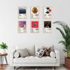6pcs Kanye West Posters Album Cover Posters for Teen and Girls Dorm Decor