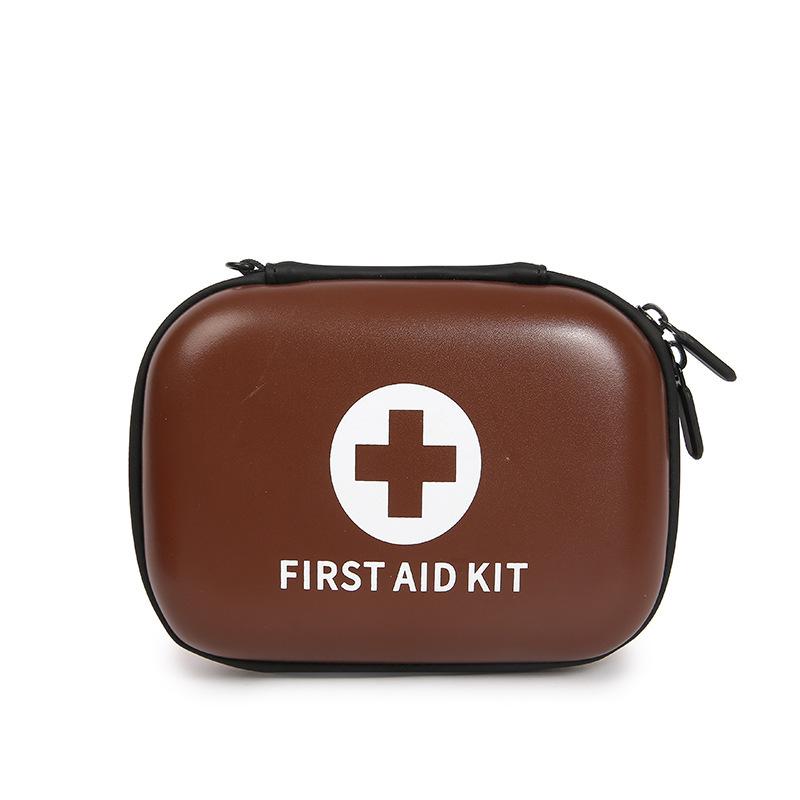 

Бытовая Автомобильная Медицинская Сумка Уличная Портативная Сумка для Оказания Первой Помощи Коробка для Лекарств Сумка для Хранения коричневый