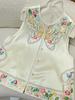 Autumn 2025 Chinese-Style Embroidered Vest with Frog Buttons - Women's Ethnic Short Stand Collar Cardigan