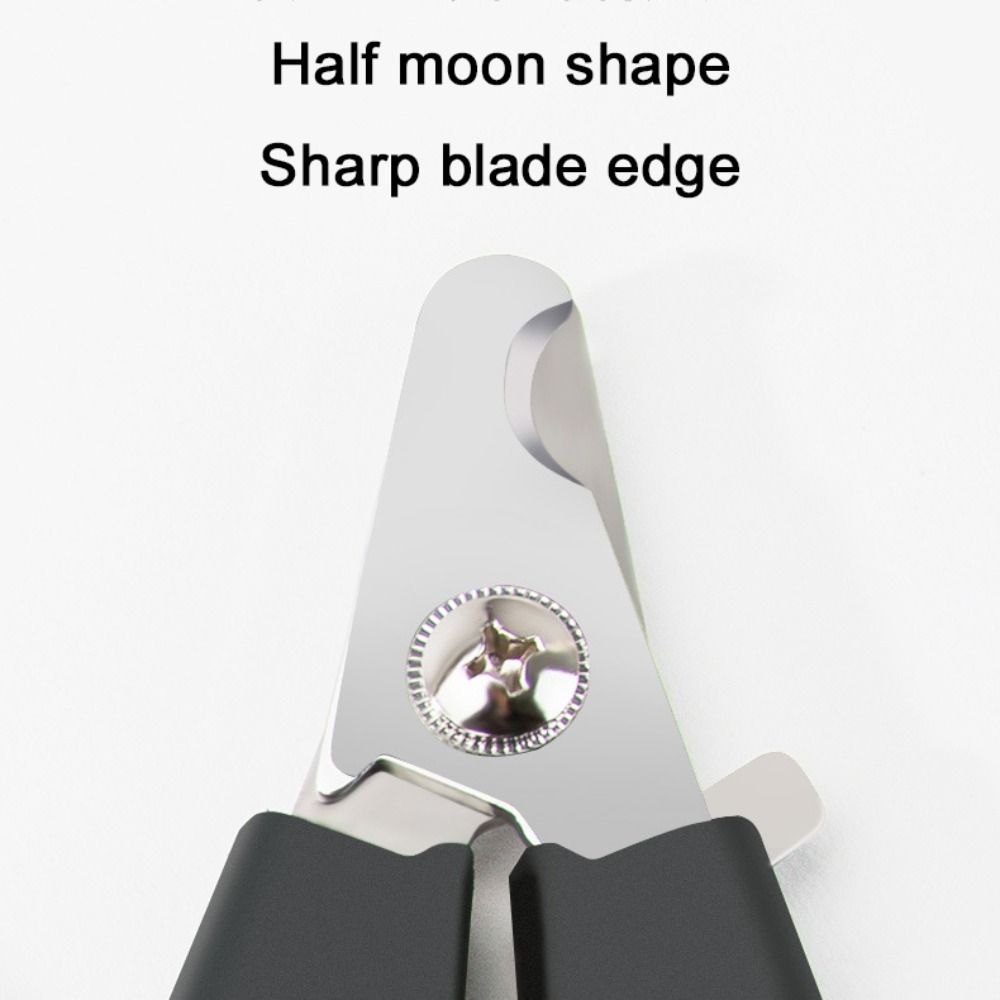 Non-slip Handle Cat Nail Clippers Stainless Steel Dog Nail Trimmers Clipper Pet Cleaning