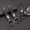 Leather Auto Emblem Keychain High Quality Key Ring For Citroen C3 C5 C5X C4 e-C4 X e-C3 C-Elysee Berlingo C1 C-Crosser C6 C2 AIR