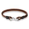 3MM Genuine Leather 316L Square Buckle Bracelet for Men Mature Stable Elegant Design Personalized Perfect Gift for Men