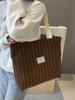 Large Capacity Bag for Women New Fashion Commuter Tote Bag for Women Ins High School Students In Class Student Cram Bag