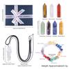 Natural 7 Chakra Healing Crystal Gift Box Set Multiple Styles Crystal Point Tower Bracelet Necklace Tumbled Stones