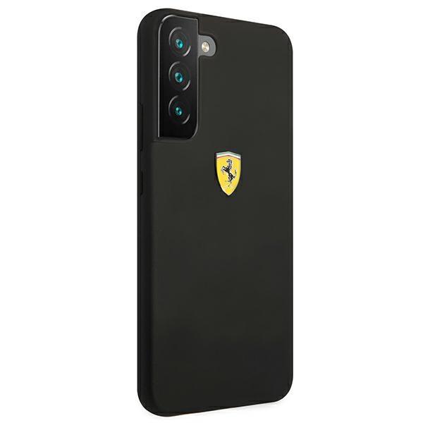 Ferrari Fessihcs22Mbk S22+ S906Czarny/Black Hardcase On Track Silicone