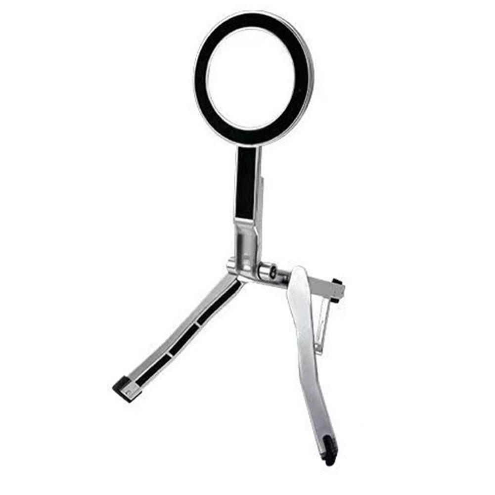 Foldable Phone Tripod For iPhone 16 15 14 Portable Dual-sided Magnetic Tripod Desk Mount Phone Handle Holder Accessories