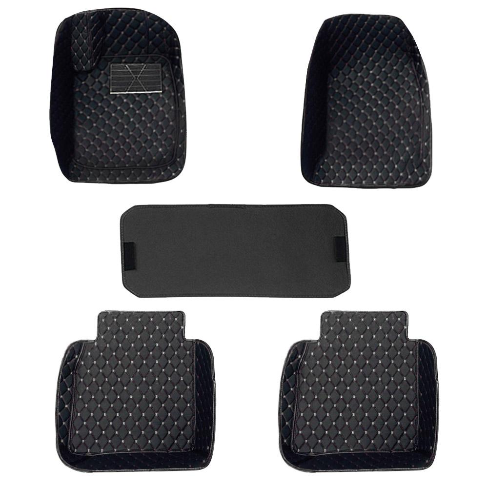 5 PCS Tapis de Sol Universels pour Voiture Tapis Imperméables Intérieur Automobile Ensemble Complet Conduite à gauche