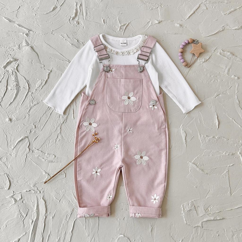 Baby Girl Romper Set, Fashion Overalls Jumpsuit Infant Outfit Home Outdoor One Piece Bodysuit