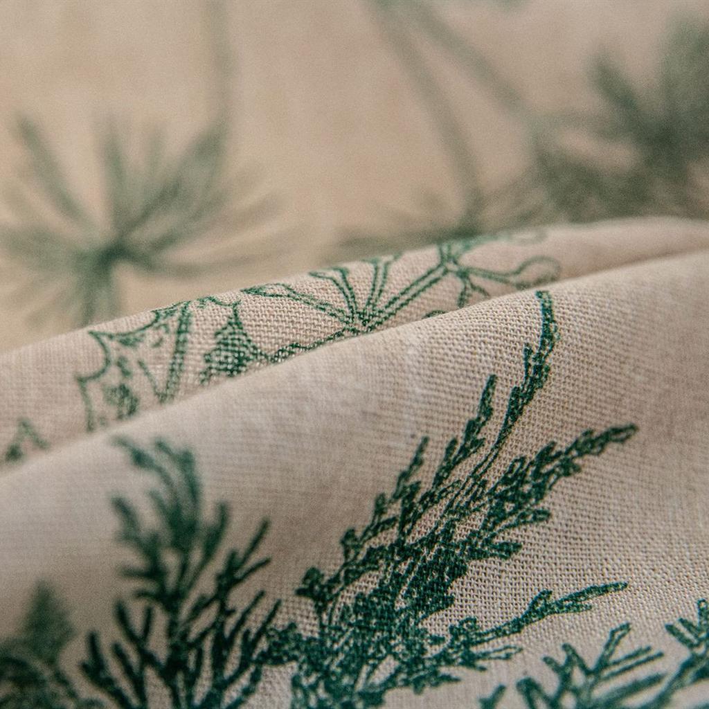 Cortina Boho para Dormitorio, Algodón Lino Estampado Bolsillo para Barra Semi Opaca Estilo Granja Borlas Cortina para Ventana para Sala de Estar