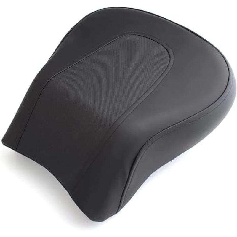 Motorcycle Leather Rear Passenger Pillion Seat Cushion Pad Black Fit For Harley Davidson Softail Fat Boy 2005-2012 Accessories