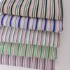 Combed Pure Cotton Color Striped Threaded Pit Stripe Elastic Knitted Jersey Fabric Gradient Stripe Summer T-shirt Vest Fabric