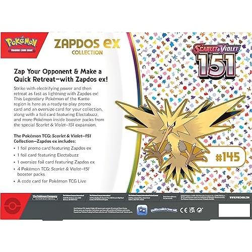 Pokemon TCG Scarlet & Violet 3.5 Pokemon 151 Zapdos Ex Box
