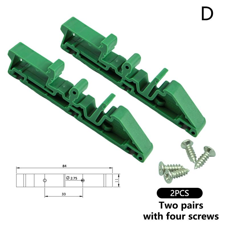 2Pcs Drg-01 Pcb Mounting Brackets For Din 35 Rail Adapter Circuit Board Mounting Bracket Replacements Parts