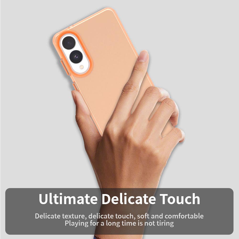 For Samsung Galaxy S25 Edge Case PC+TPU+PET Matte Anti-Drop Phone Back Cover