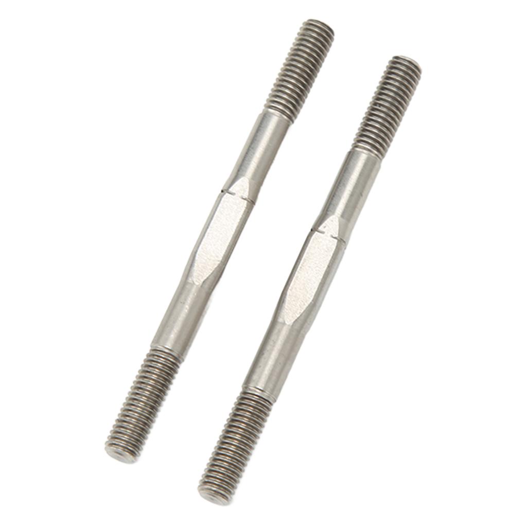 2PCs RV Turnbuckle Tie Rod High Strength Steel M5 65mm Heavy Duty Anti Impact Replacement for ARRMA