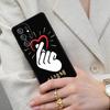 Cute Korean Font Saranghae I love you SOFT Cell Phone Case for Samsung Galaxy S26 Ultra S25 S24 S23 S22 S21 S20 Note10 Cover