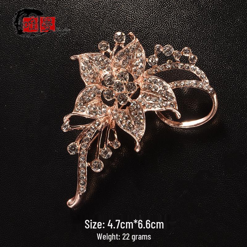 Mori Style Floral Brooch for Women's Cheongsam Suit - Creative Niche Design Corsage