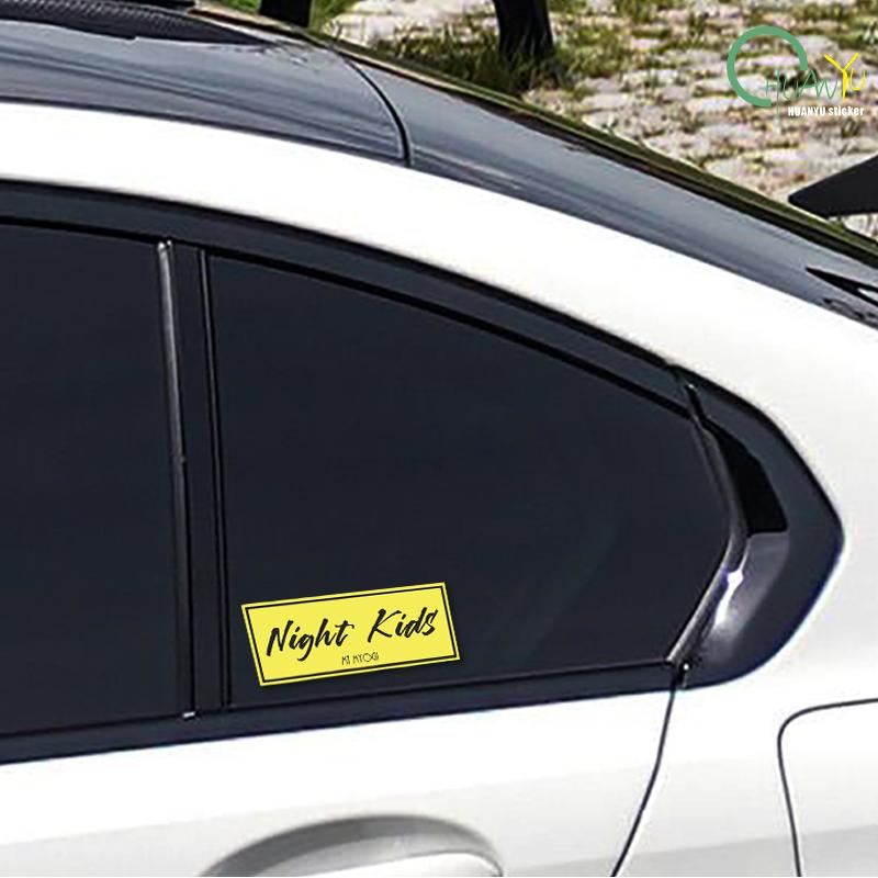 IDNIGHT Car Decal Midnight Anime   Modified Car Trendy Scratch Cover Sticker