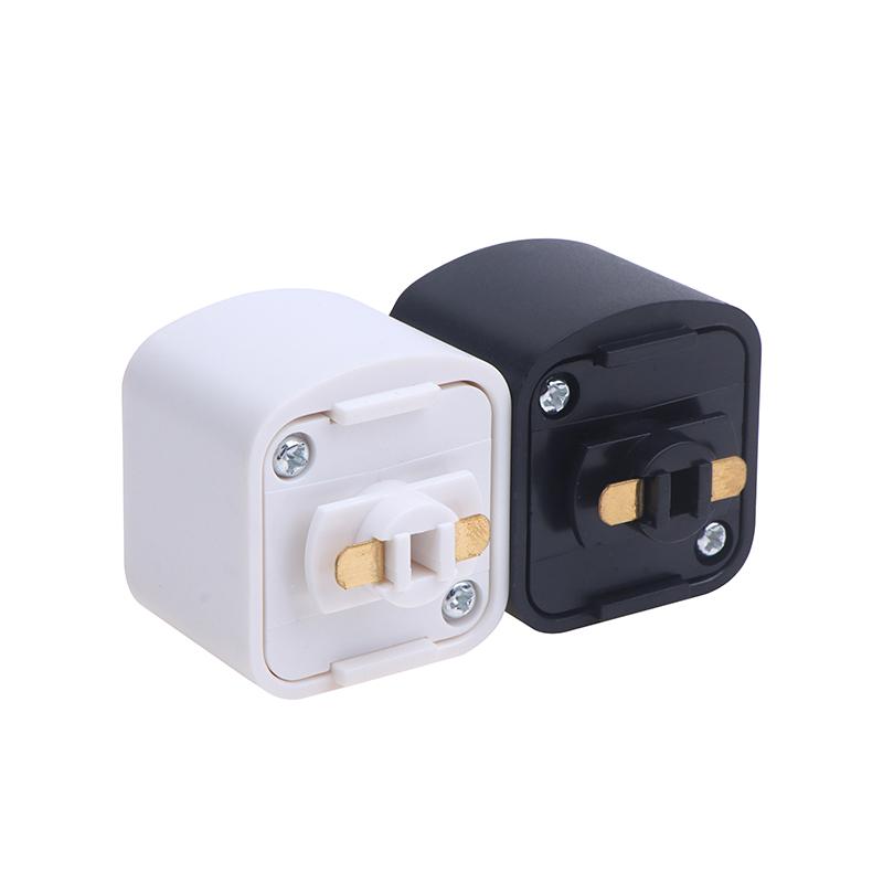 Zweiadriger Schienenverbinder Weiß Schwarz Metallhalogenlampe Fassungen Schienenstrahlerteile