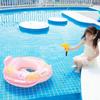 Baby learns to swim inflatable seat with handle and interactive swimming ring with water gun