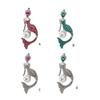 UniqueRhinestones Mermaids Brooch Pin Delicate Fashion Accessory Portable for Clothing and Bags Decoration Casual Wear