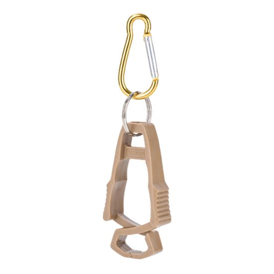 Klips do rękawiczek zewnętrznych z karabińczykiem Wytrzymały, wielofunkcyjny, bez użycia rąk, kempingowy, turystyczny, roboczy