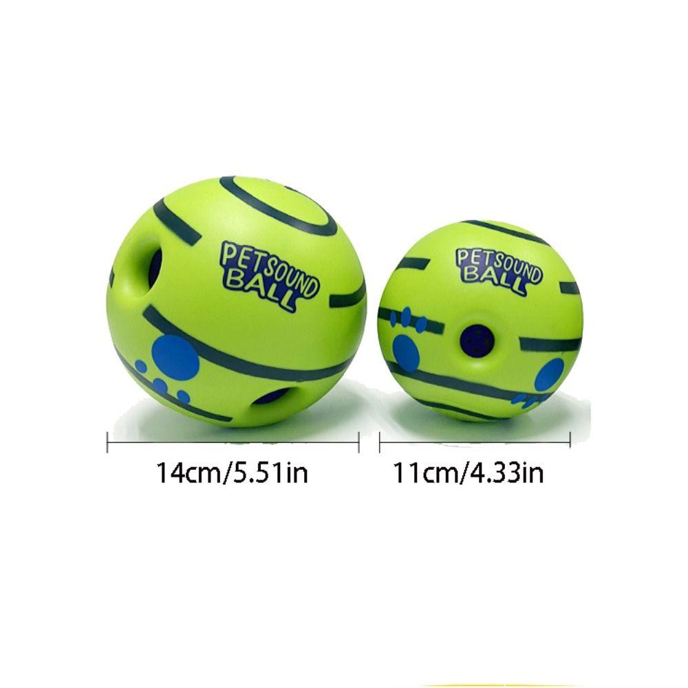 Durable Dog Toy Ball Interactive Fun Sounds Chew-Resistant Toy Bite-resistant Wear-resistant Puppy Wrestling Toy Pets Play