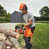 25.4cc 2-Cycle Gas Chainsaw 12 Inch Top Handle Chainsaw Petrol Handheld Cordless Portable Gas Powered Chain Saw for Tree Cuttin