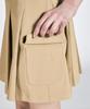 Skirt Pique Material Cargo Pocket Water Repellent Stretch Sunscreen Golf MG4FSK21L BG00 [Munsingwear] Women's (Beige)