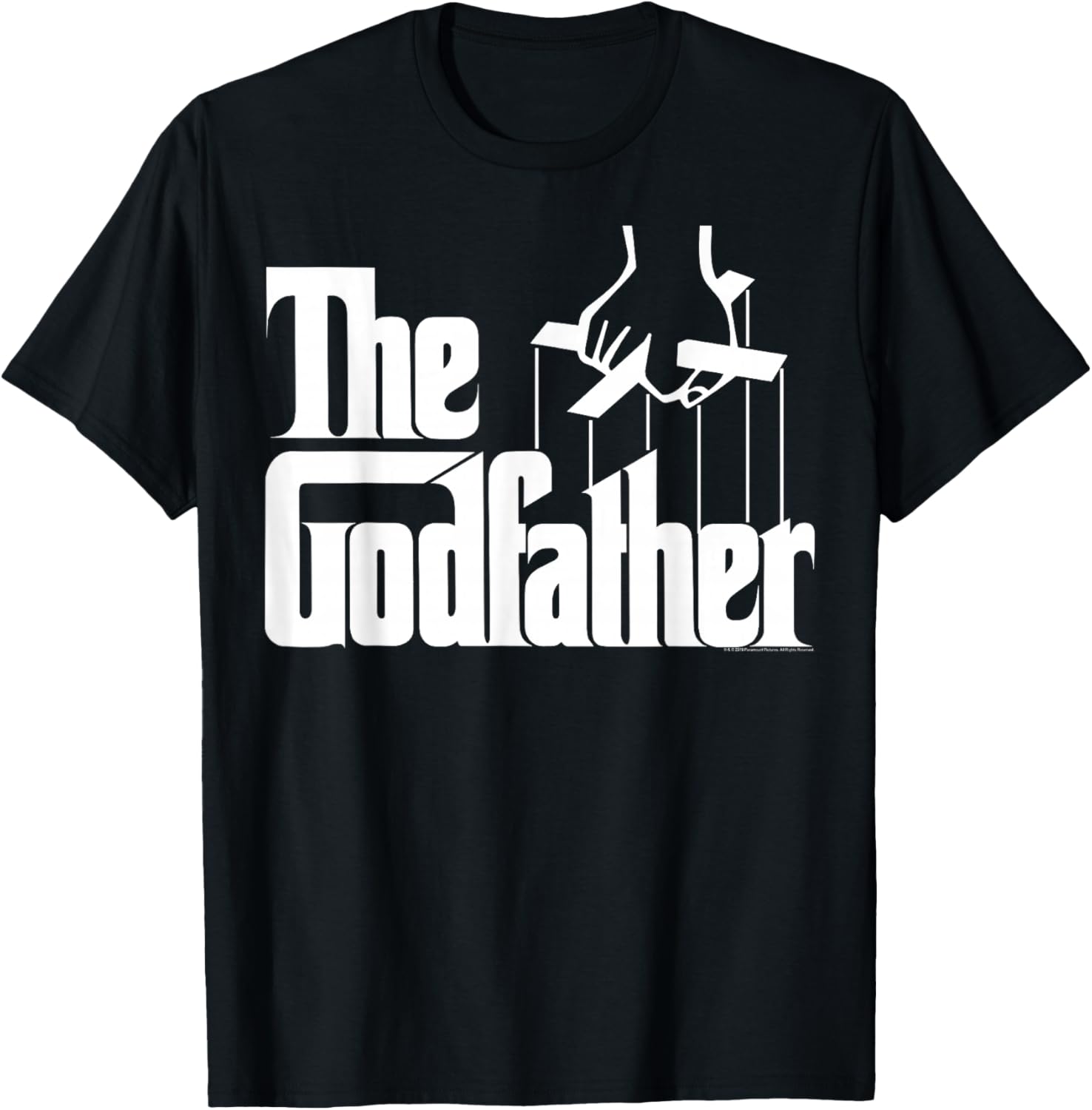 The Godfather Original White Title Logo T-Shirt Small S разноцветный