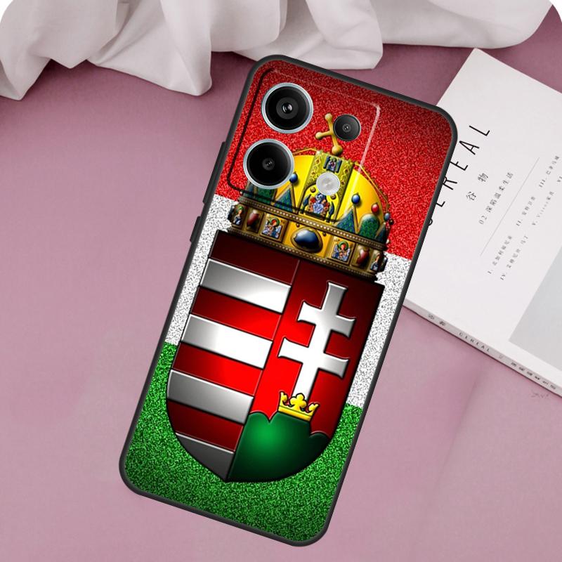 Hungary Flag Case For Xiaomi Redmi Note 13 14 12 11 10 9 15 Pro Plus Redmi 15 14C 10C 12C 13C 15C Cover
