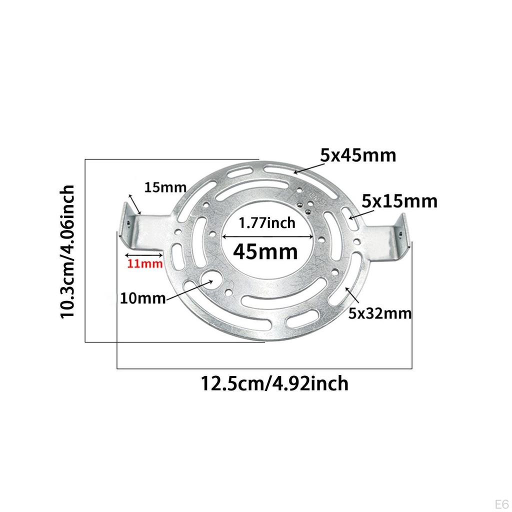5 Count Light Fixture Support Bracket, Round Crossbar Plate for Pendant Lighting Near Ceiling