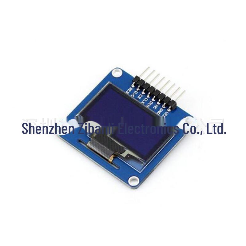 

1.3-Inch Blue OLED Curved Pin Display, 3.3V/5V curved header